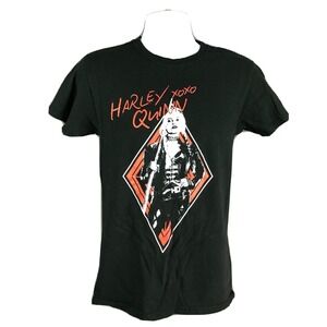 Harley Quinn Suicide Squad Adult Size Small T-Shirt DC Comics Double Sided Joker